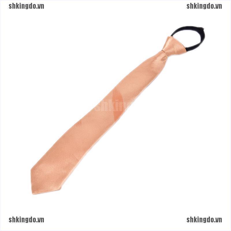 Cà vạt nam màu trơn thiết kế đơn giản