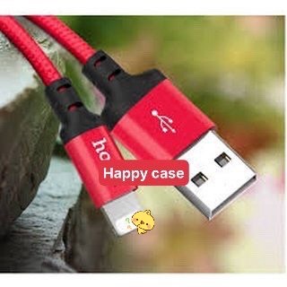 Cáp Sạc Nhanh Dây Dù Hoco X14 IP/tablet táo/Androi/TypeC 1M/2M