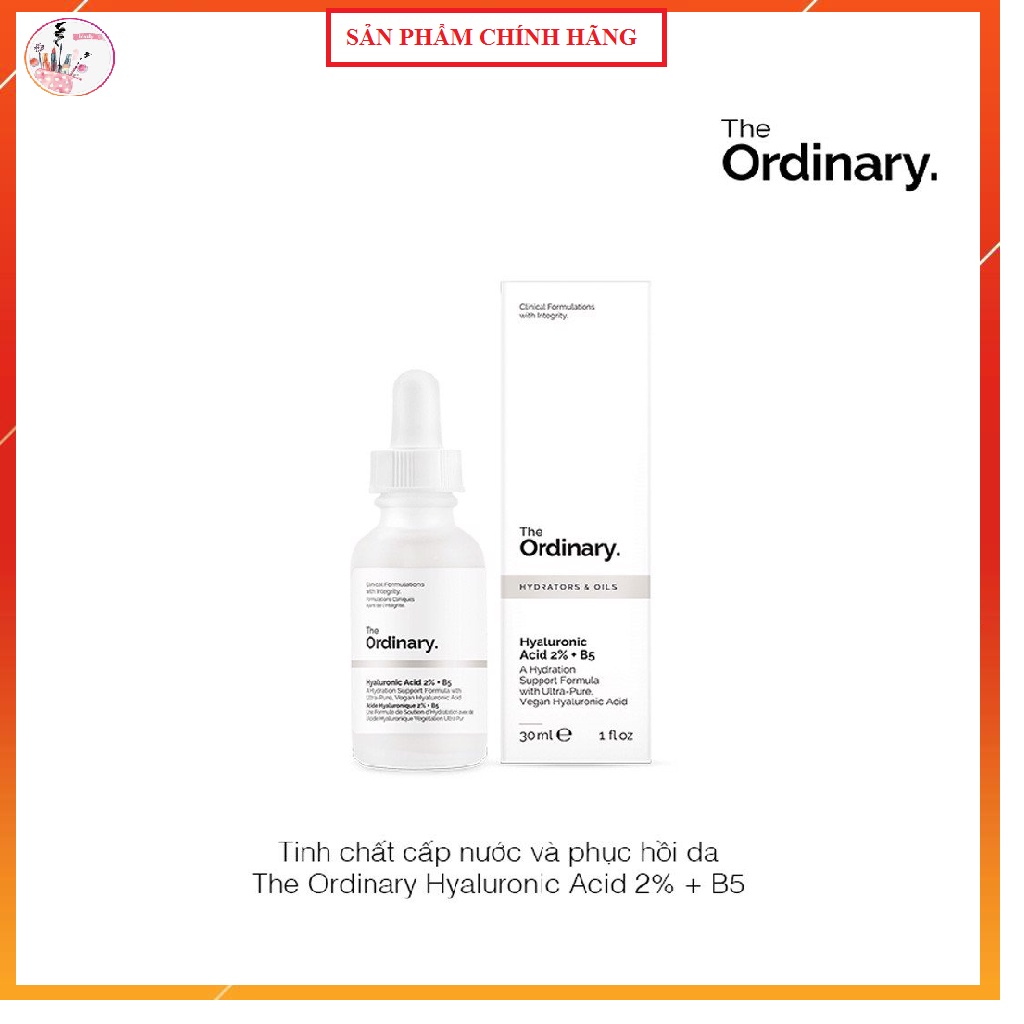 Tinh chất dưỡng Serum Cấp Nước Và Phục Hồi Da The Ordinary Hyaluronic Acid 2% + B5