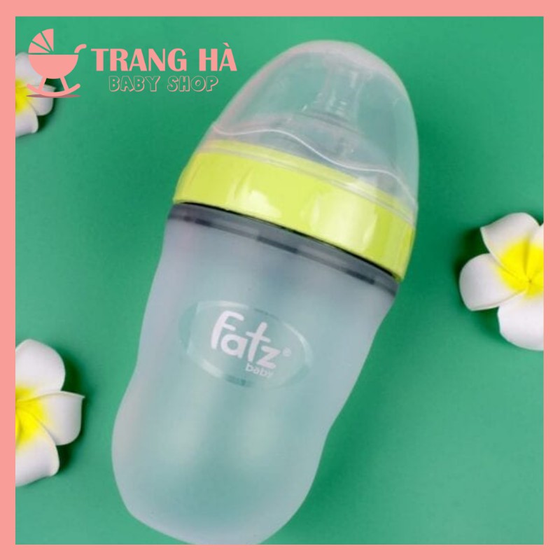 𝑮𝑰𝑨́ 𝑯𝑼̉𝒀 𝑫𝑰𝑬̣̂𝑻BÌNH SỮA SILICON FATZ BABY 180ML FB0180C