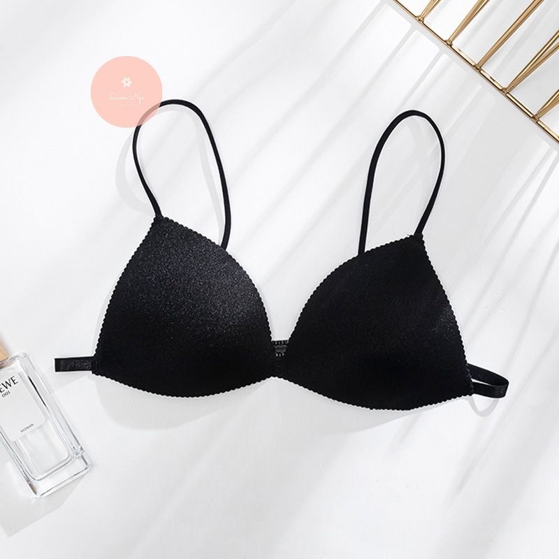 Áo bralette su đúc, bra mút trái tim nâng ngực dây mảnh sexy, Queenbra