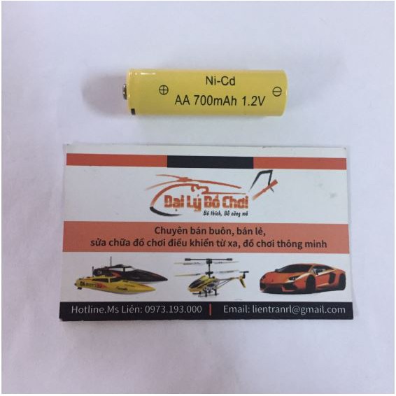Xuongpinoto Pin sạc AA 1.2V 700mah giành cho ô tô, điều khiển, khay pin nuôi nguồn. NEW