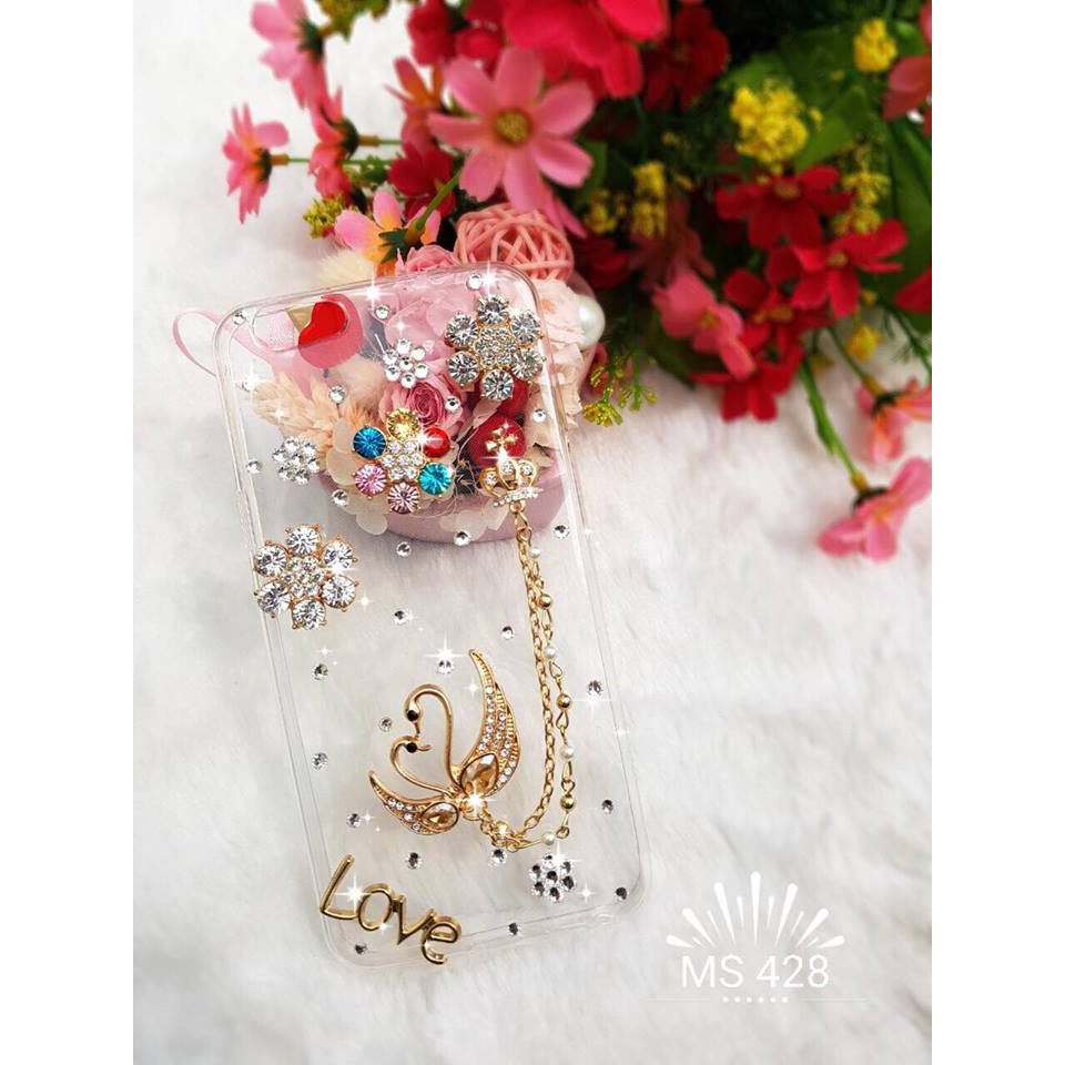 ỐP LƯNG HANDMADE  ĐÍNH ĐÁ MS 428