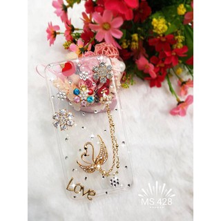 ỐP LƯNG HANDMADE  ĐÍNH ĐÁ MS 428