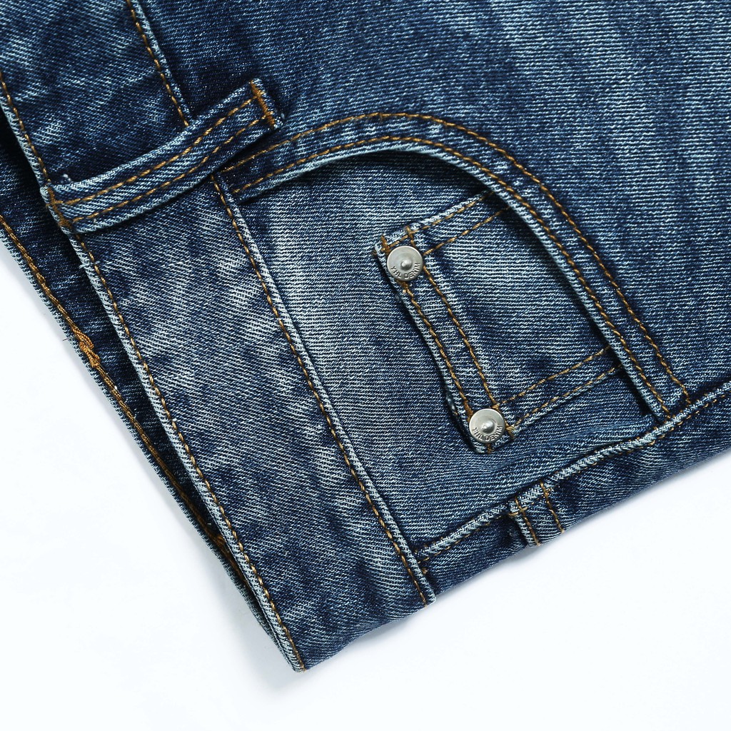 Quần Jeans Trơn CEFFYLO Cao Cấp Dáng Trơn Form Slimfit Asia Ôm Vừa Cơ Thể | BigBuy360 - bigbuy360.vn