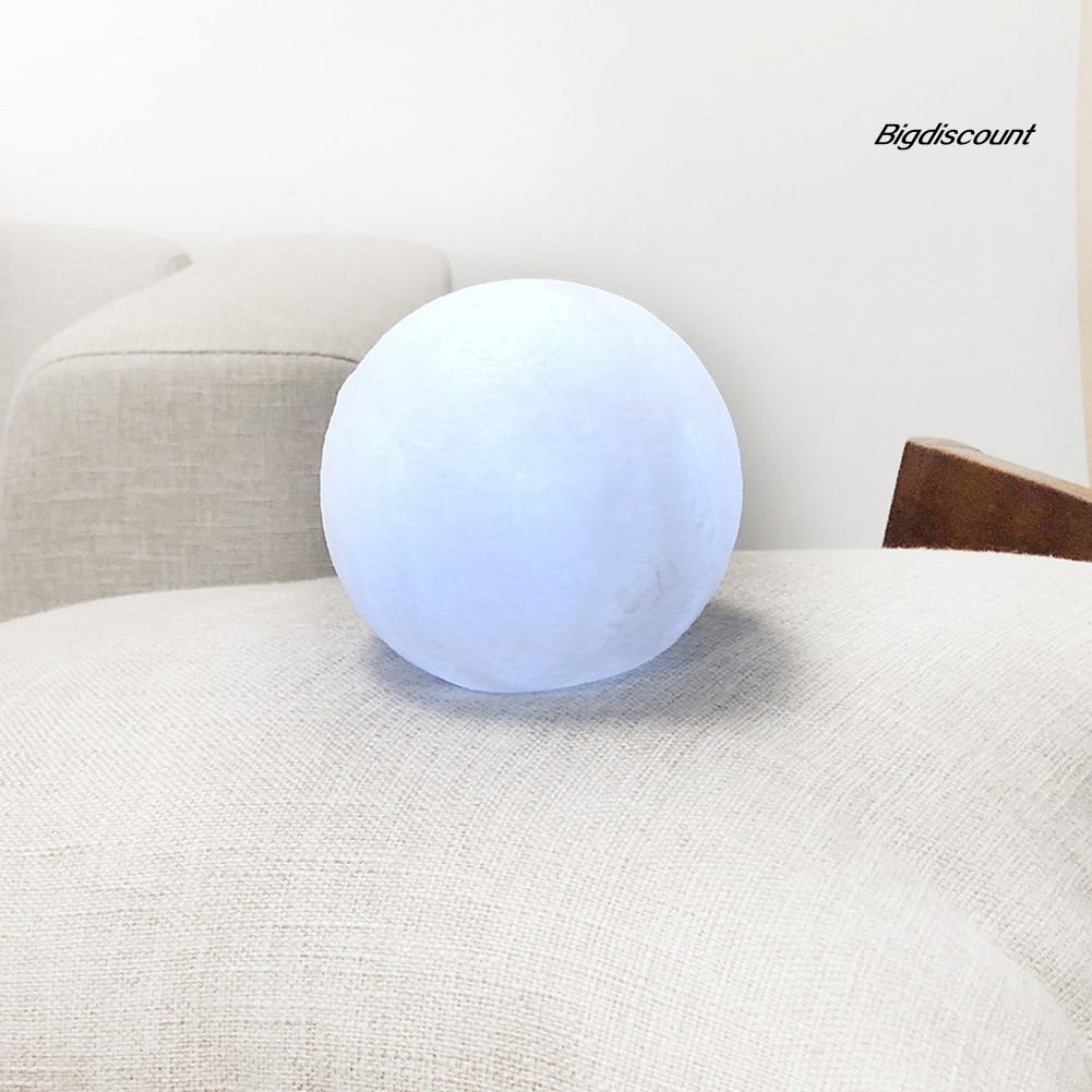 Big_Round Moon Shape Battery Powered LED Light Lamp Home Bedroom Study Room Decor