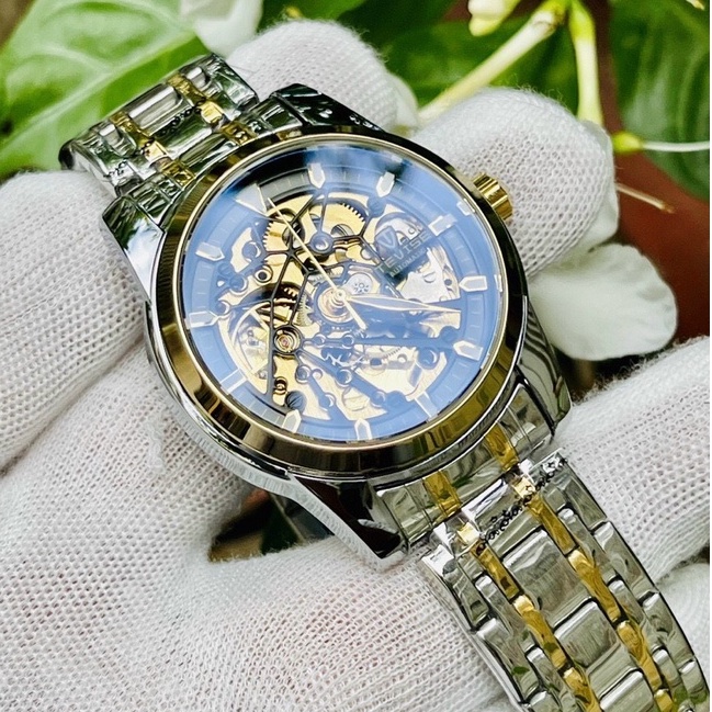 Đồng hồ cơ nam chính hãng TEVISE dây thép chạy full kim - bảo hành 2 năm (tặng kèm hộp , phụ kiện thâu dây) | BigBuy360 - bigbuy360.vn
