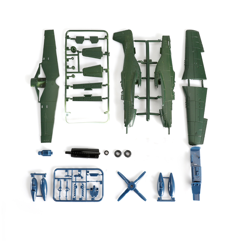 Mô hình máy bay chiến đấu 4D Mustang P-51 tỉ lệ 1 / 48 độc đáo vui nhộn