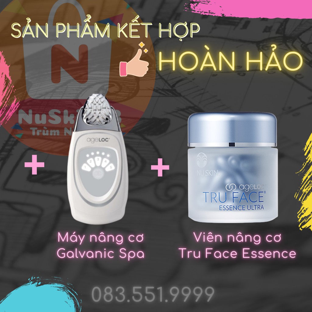 [ CHÍNH HÃNG 100% ] Kem trị nếp nhăn cổ AGELOC TRU FACE ESSENCE DUET