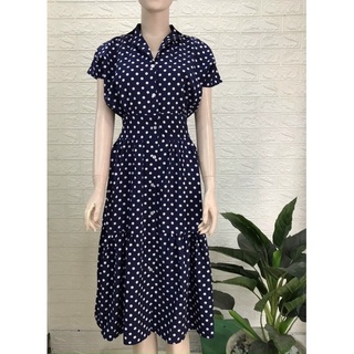 Đầm lụa bi xoè cánh dơi M.L.XL