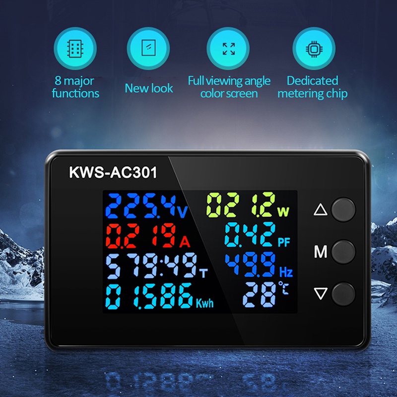 Đồng Hồ Vạn Năng Kỹ Thuật Số AC 50-300V 0-100A