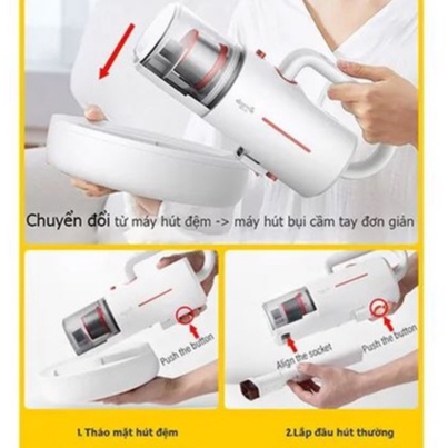 Máy Hút Bụi Cầm Tay Không Dây Diệt Khuẩn DEERMA CM1900