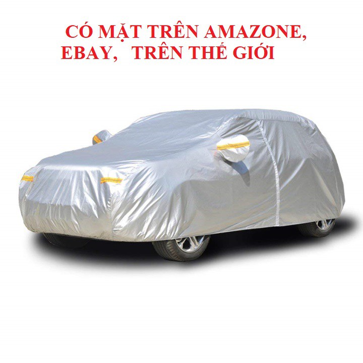 Bạt phủ ô tô xe 7 chỗ, chống thấm chống cháy, tia UV cho xe Toyota, Kia, Ford, Huyndai, Honda, Madza, Chervolet...