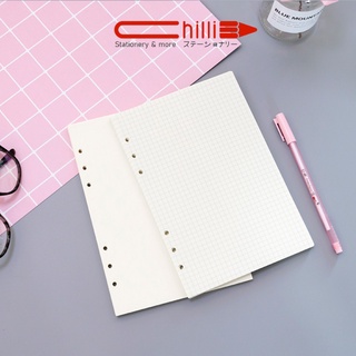 Ruột Sổ Còng BEIFA Giấy Refill Size A4, A5, B5, A6 Full Style Dot Line, Dot, Grid, Small 4,6,9,20,26 Lỗ Grid