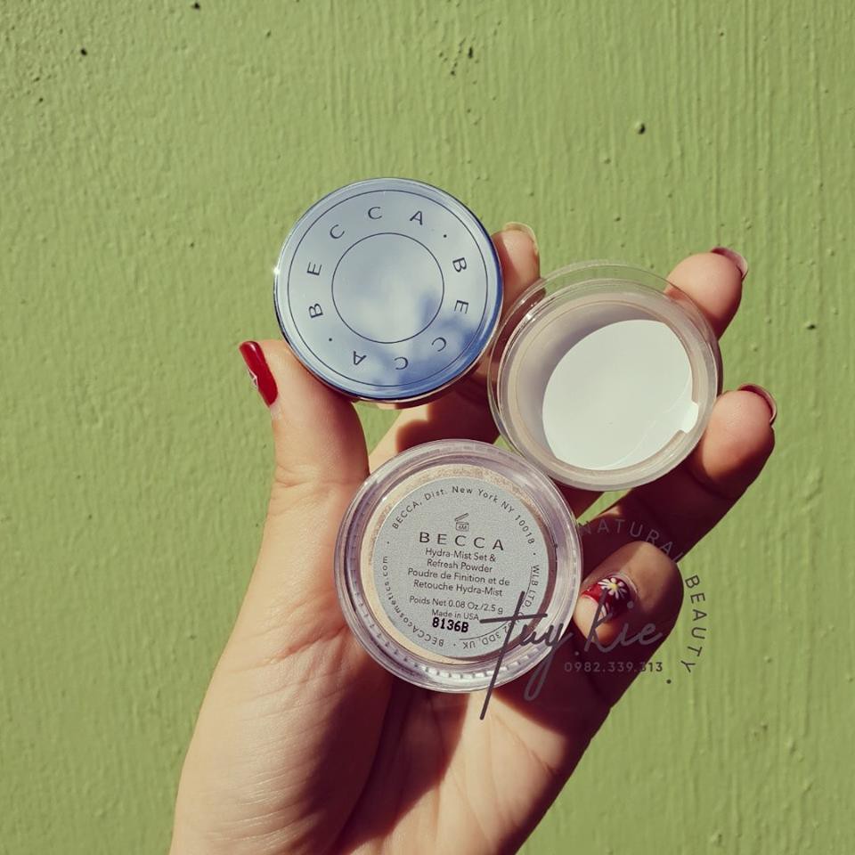 [ Minisize 1.5g ] Phấn phủ Becca Hydra-Mist Set & Refresh Powder