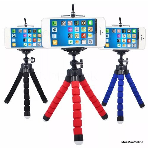 Tripod Bạch Tuộc 3 Chân Kèm Gá Kẹp Cho Điện Thoại