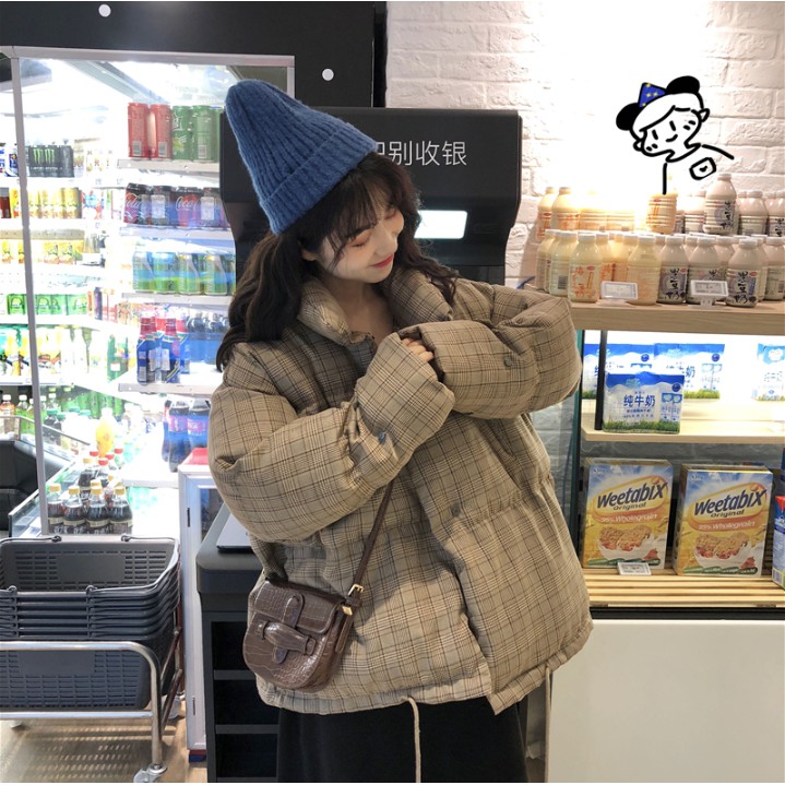 ÁO KHOÁC PHAO KẺ CARO BO CHUN