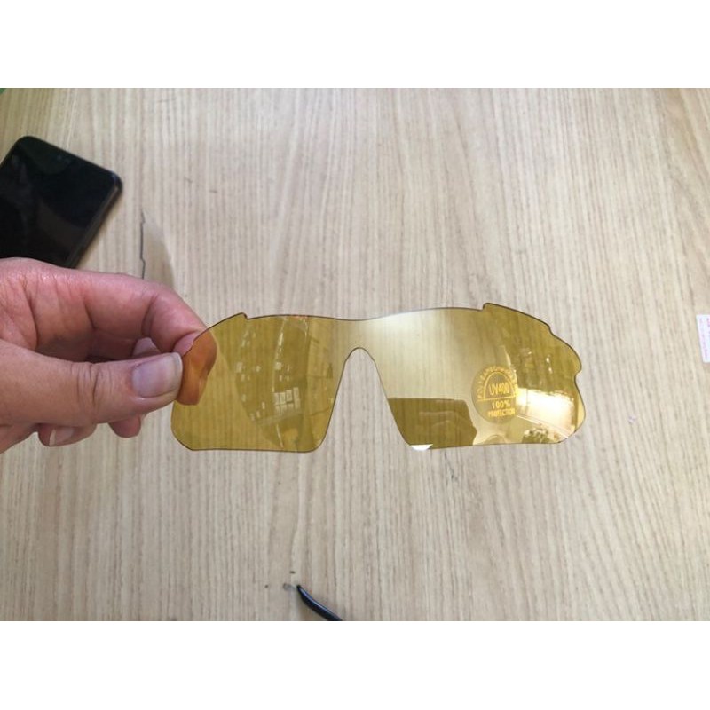 Kính đi xe đạp và chạy bộ cao cấp với 5 mắt kính khác màu, phân cực, chống UV