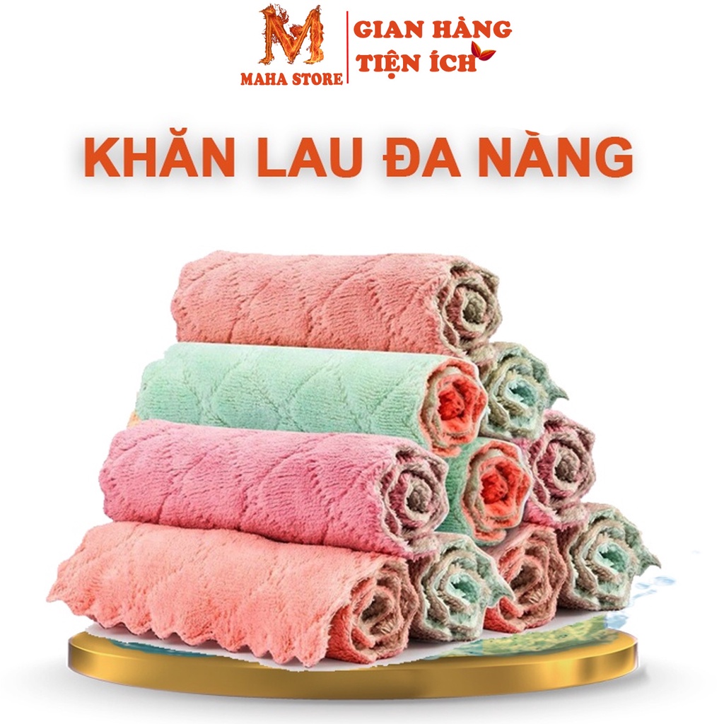 Khăn Lau Bếp -Siêu Thấm Nước lau bàn ghế ,lau bếp,lau kính,xe hơi oto K-001 SALE