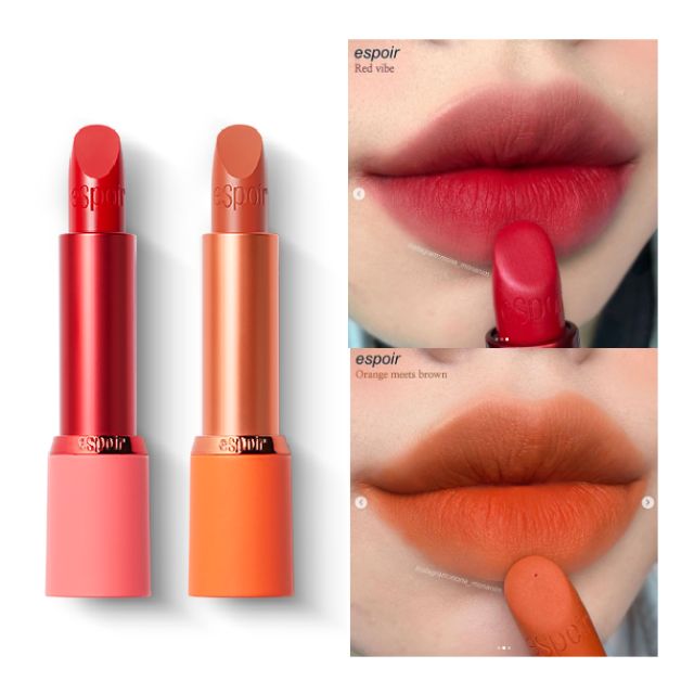 Son lì eSpoir Lipstick No Wear Red Vibe Collection