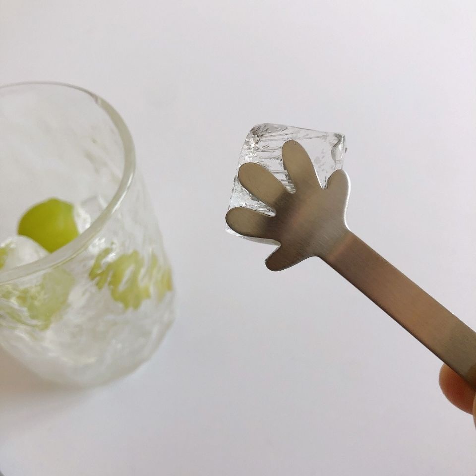 Kẹp Gắp Đá / Khoai Tây Chiên Mini Chống Trượt Bằng Thép Không Gỉ Mẫu Mới 2022