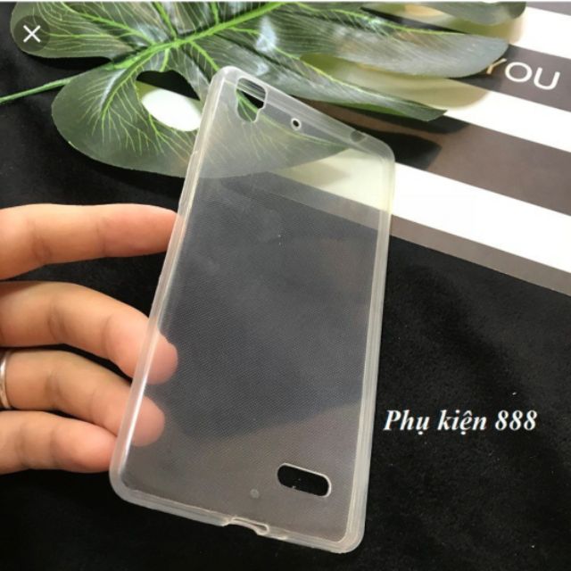 Ốp lưng dẻo Oppo R7 Lite Silicon Mỏng trong suốt