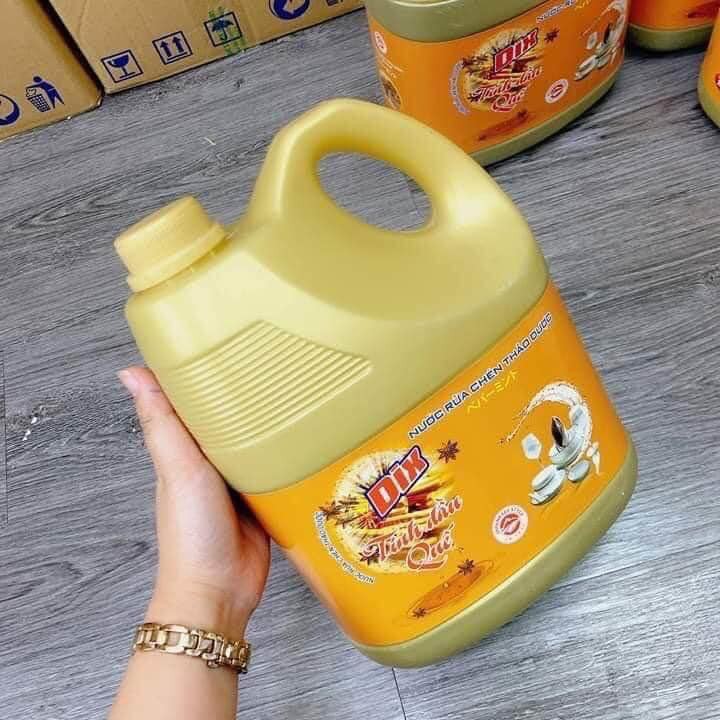 Can to 3,6L nước rửa bát hương quế Dix