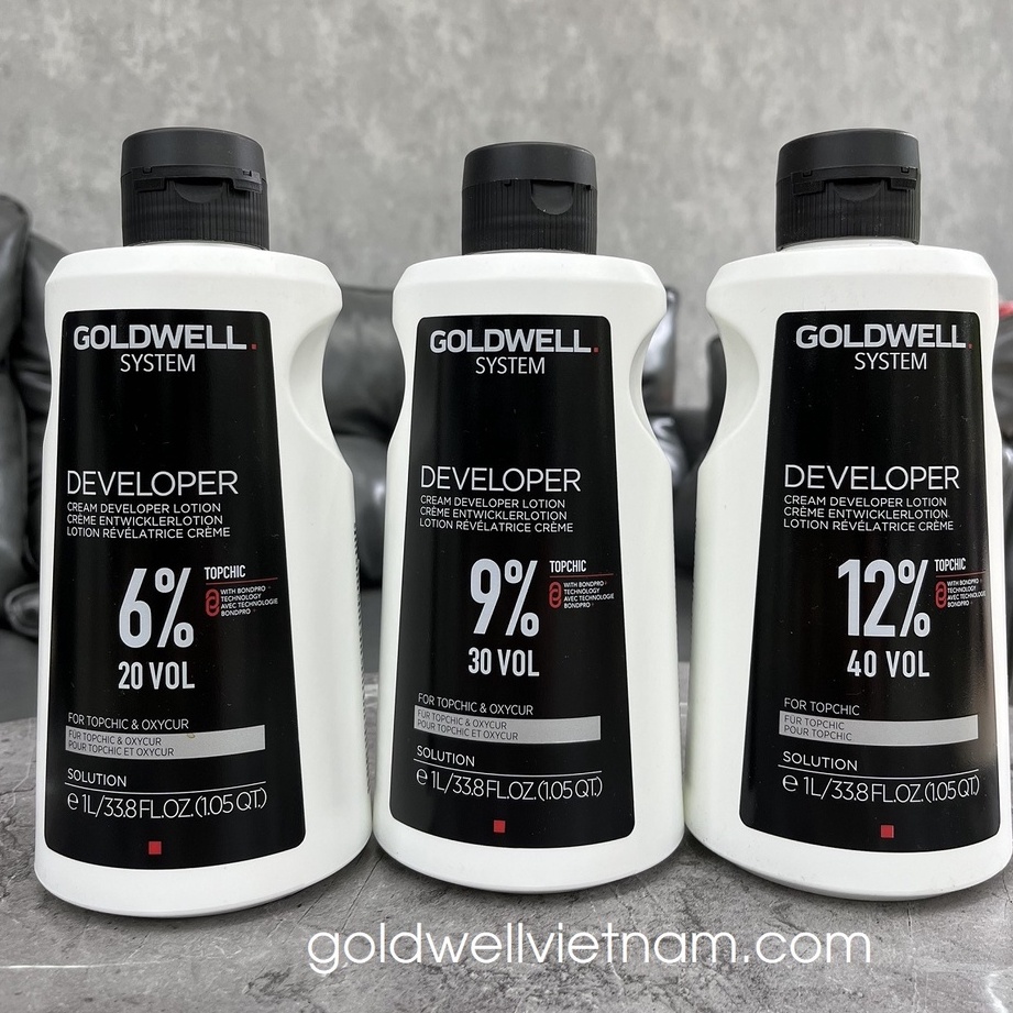 Dung môi trợ nhuộm Oxy Goldwell Topchic 1000ml