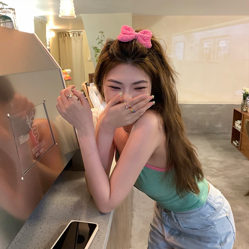 Kẹp Tóc Nơ Score Cao Cấp Phong Cách Nhật Hàn Dễ Phối Đồ Cho Nữ