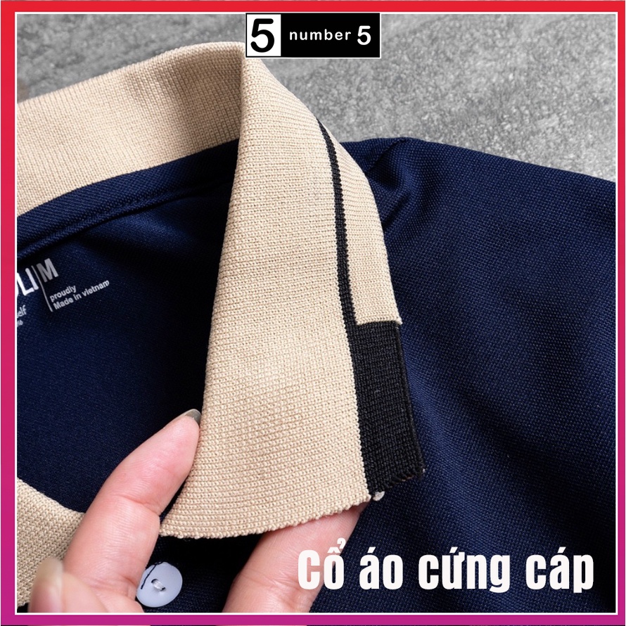 Áo Polo Nam Ngắn Tay Thêu Gấu Chất Liệu Cotton Mát Mịn [APG]