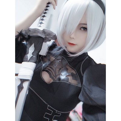 Set COSPLAY hóa trang thành nữ nhân vật 2B sexy trong game