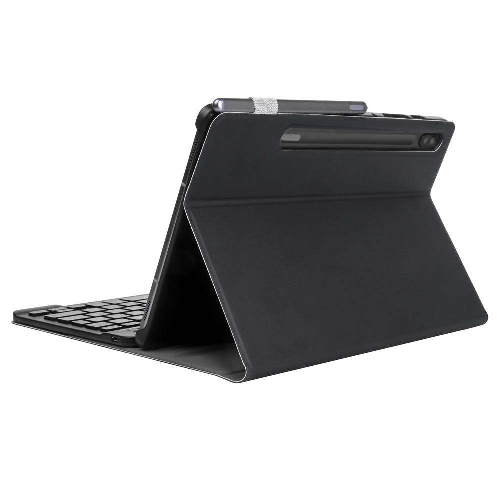 Backlit Wireless Keyboard for Samsung Galaxy Tab A 10.1 Tab A 10.5 A8.0 Cover PU Leather Stand Case with Pencil Holder
