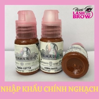 Mực Phun Xăm Perma Blend Xử Lí Trổ Xanh - Chính Hãng Hani - Mực Phun Xăm Màu Cam Gạch