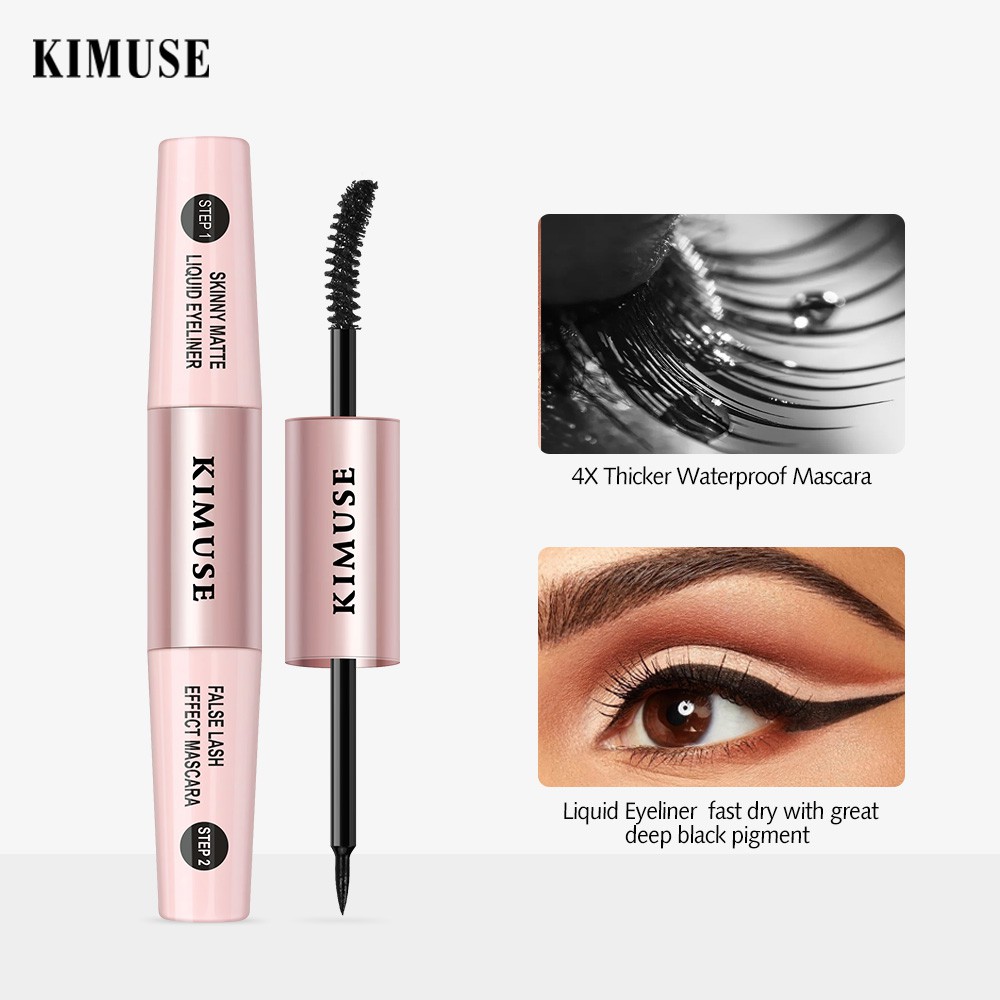 Mascara Kiêm Kẻ Mắt KIMUSE 50g 2 Trong 1 Thiết Kế Vỏ Hộp Hình Nữ Hoàng