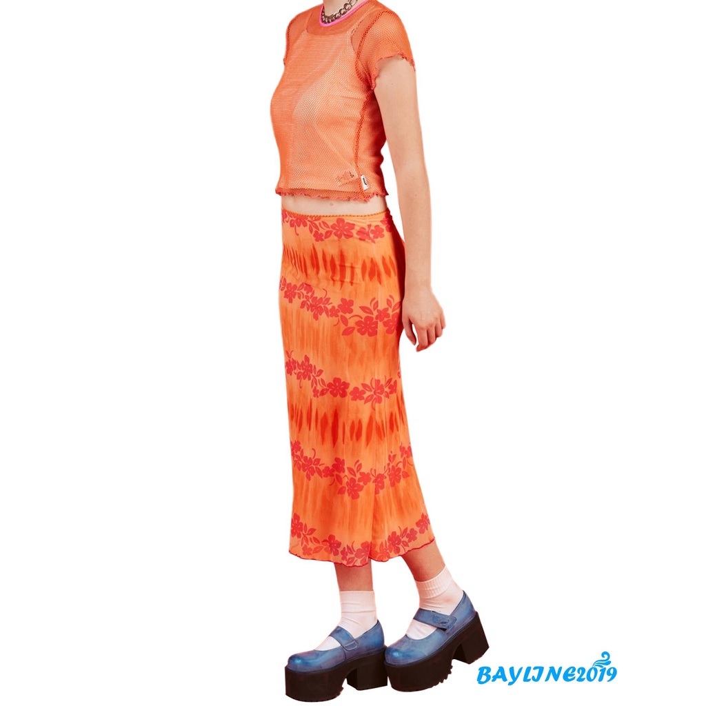 Chân Váy Dài In Họa Tiết Phong Cách Bohemian Dành Cho Nữ