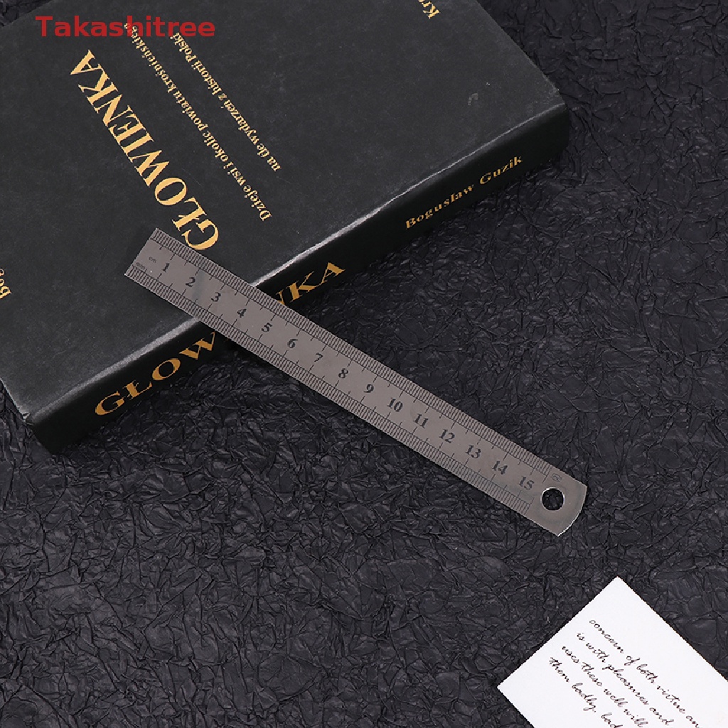Bộ 3 Thước Kẻ Bằng Thép Không Gỉ 15cm / 20cm / 30cm Chuyên Dụng Cho Kỹ Sư / Trường Học