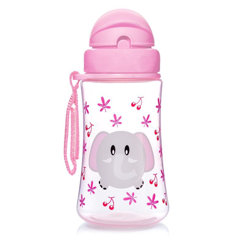 Bình tâp uống nước tập hút cho bé Upass 300ml , có ống hút tiện lợi UP0090N Mama Baby VN