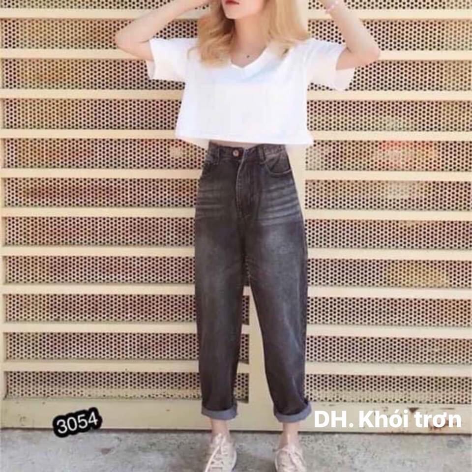 Quần baggy jeans màu khói siêu rẻ