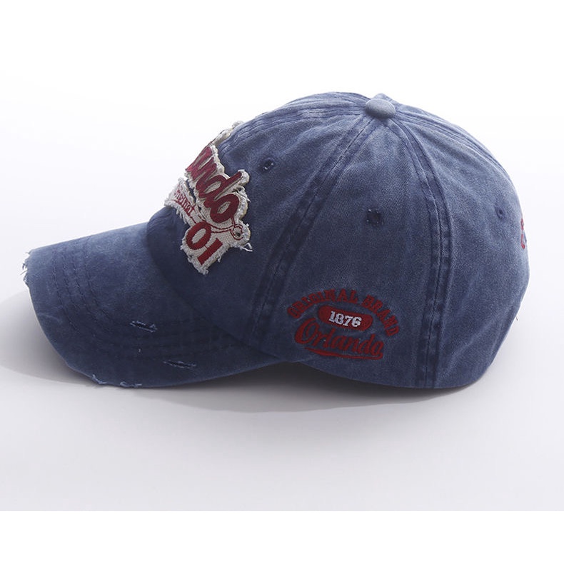 Mũ lưỡi trai MMIOT cotton thêu họa tiết thời trang xuân hè 1876 dành cho nam nữ