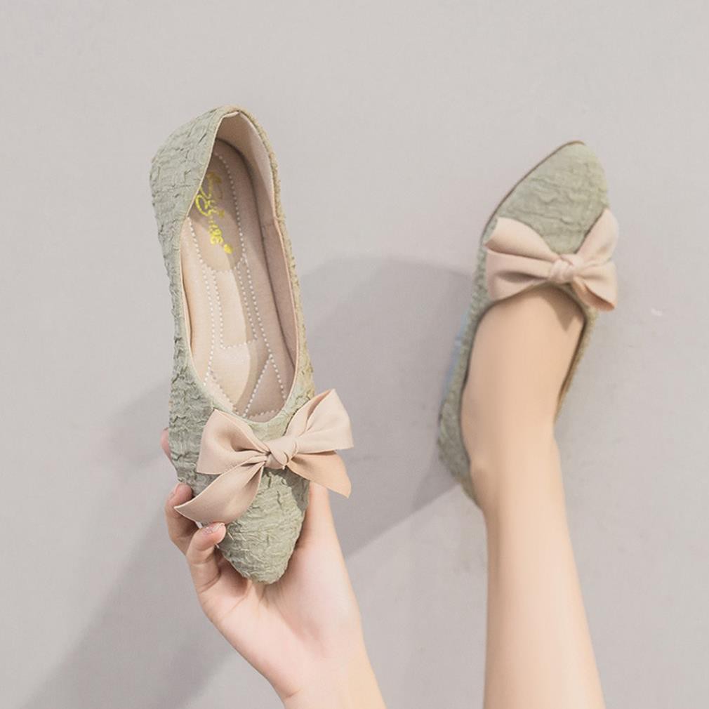 Giày Búp Bê Mũi Nhọn Đế 1,5cm Mềm Êm Chân Hot Trend ST59 - Mery Shoes | BigBuy360 - bigbuy360.vn