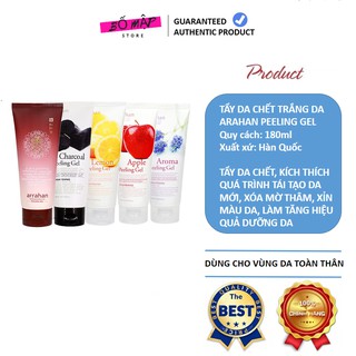 [SALE] [CAM KẾT 100% CHÍNH HÃNG] Tẩy da chết ARAHAN Hàn Quốc 180ml - Arrahan Whitening Peeling Gel