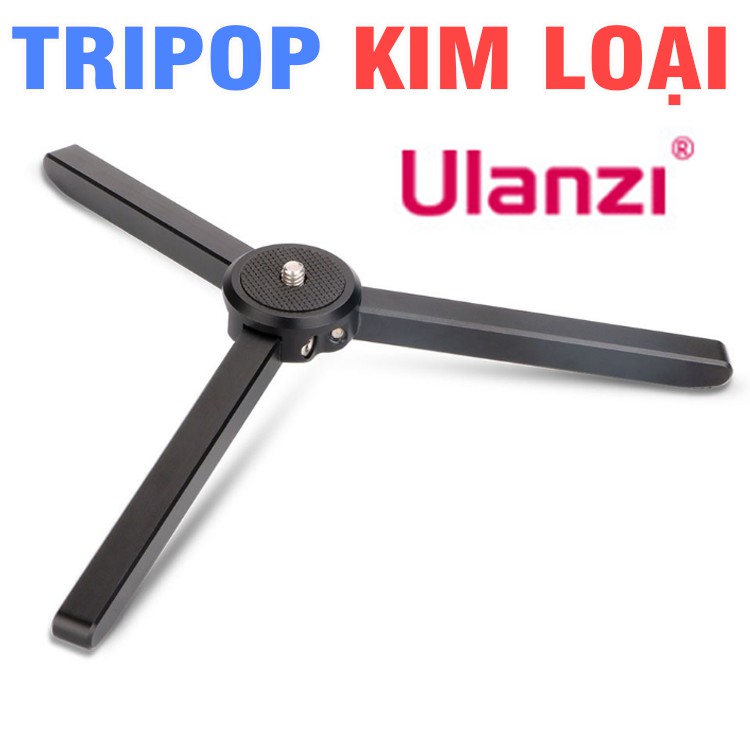 Chân đỡ tripod mini 3 chân bằng hợp kim nhôm dùng cho máy ảnh ,điện thoại, gimbal chống rung như : crane plus, crane 2..