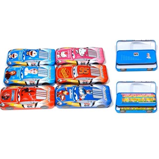 Hộp bút sắt hình xe