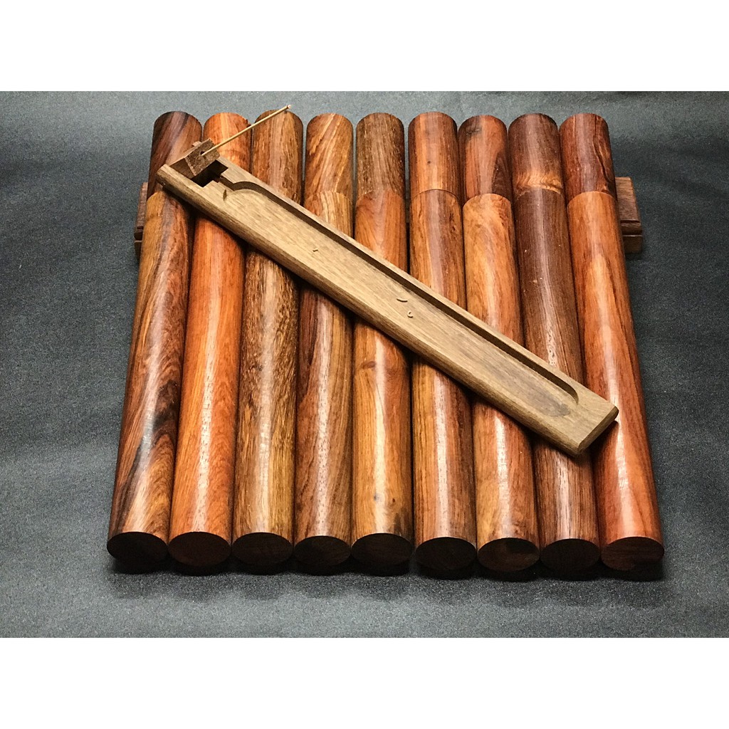 Ống gỗ đựng nhang trầm không tăm 20cm sang trọng, tiện lợi