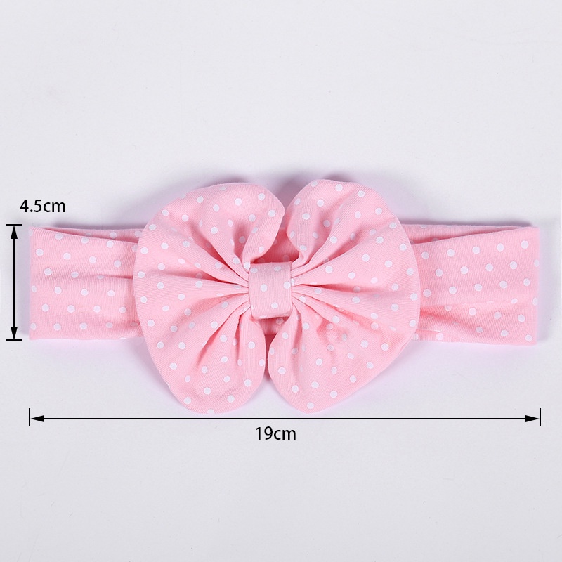 Set 3 Băng Đô Cotton Mềm Mại Đính Hoa Cho Bé Gái