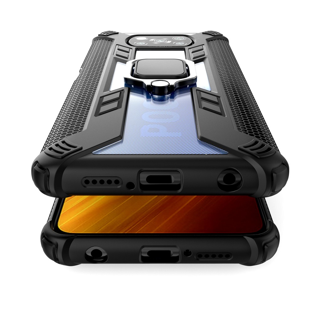 Ốp lưng Xiaomi Poco X3 / X3 Pro chống sốc siêu nhân nhẫn hút Iring cao cấp