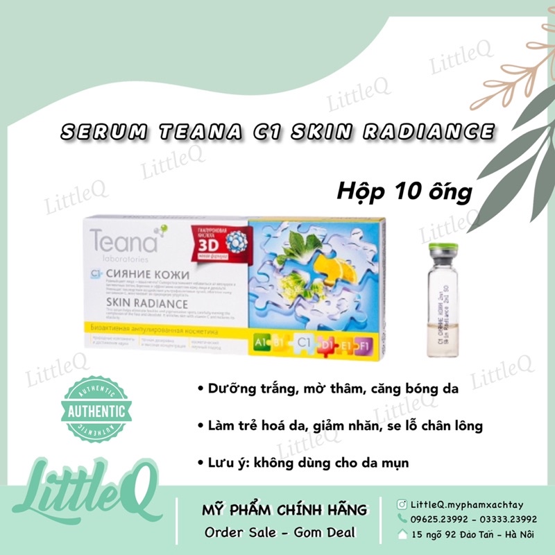SERUM TEANA C1 MỜ THÂM CĂNG BÓNG DA