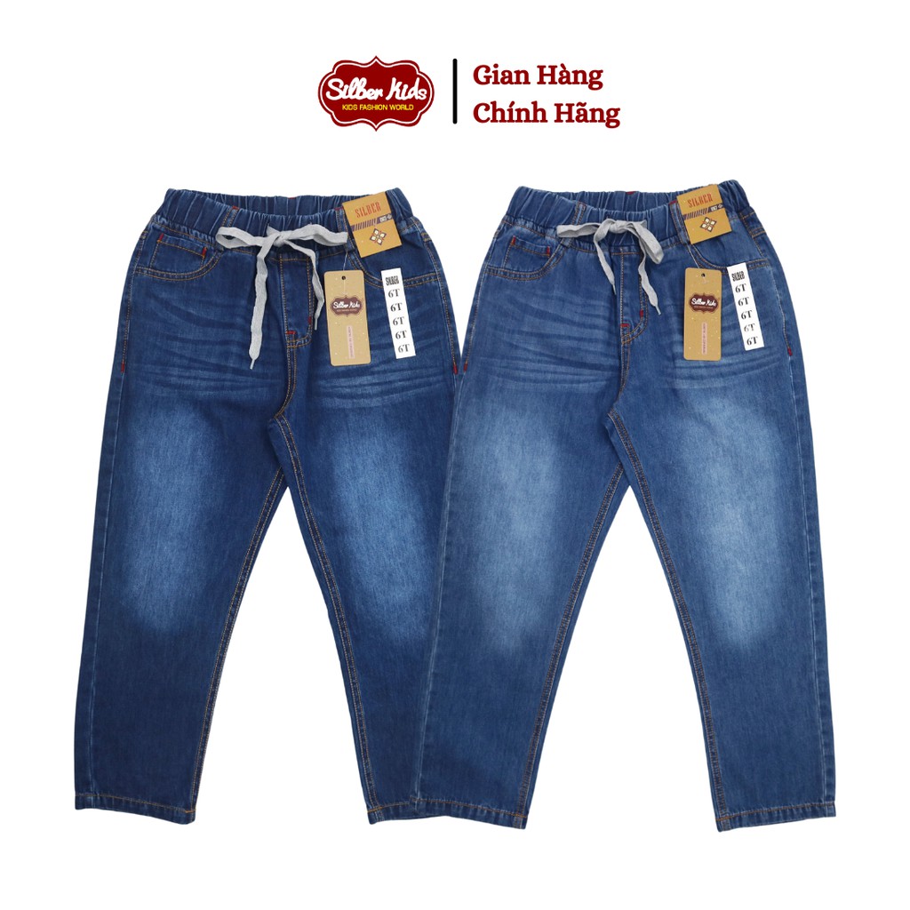 Quần Jean Dài Bé Trai Ống Suông SILBER KIDS