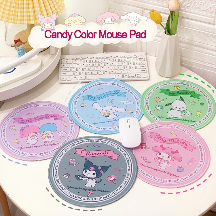 Tấm Lót Chuột Máy Tính Chống Trượt 8 Kiểu Dáng 23X23cm