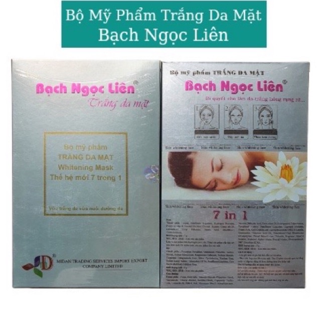 Bộ Mặt Nạ Trắng Da Mặt Bạch Ngọc Liên TRẮNG ĐẸP HOÀN HẢO – AN TOÀN LÀN DA